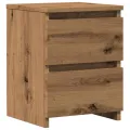 Tables de chevet 2 pcs chêne artisanal bois d'ingénierie
