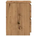 Tables de chevet 2 pcs chêne artisanal bois d'ingénierie