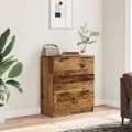 Buffet vieux bois 60x30x70 cm bois d'ingénierie