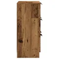 Buffet vieux bois 60x30x70 cm bois d'ingénierie