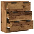 Buffet vieux bois 60x30x70 cm bois d'ingénierie