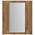 Armoire de salle de bain miroir LED chêne artisanal 40x12x45 cm