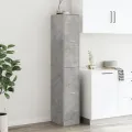 Armoire d'apothicaire gris béton 30x41x174,5 cm bois ingénierie