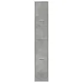 Armoire d'apothicaire gris béton 30x41x174,5 cm bois ingénierie