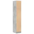 Armoire d'apothicaire gris béton 30x41x174,5 cm bois ingénierie