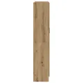 Buffet haut chêne artisanal 82,5x30,5x150 cm bois d'ingénierie