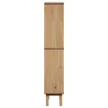 Armoire de salle de bain OTTA 35x30x159 cm bois massif de pin