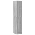 Armoire apothicaire sonoma gris 30x41x174,5cm bois d'ingénierie