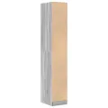 Armoire apothicaire sonoma gris 30x41x174,5cm bois d'ingénierie
