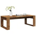 Table basse vieux bois 102x50x35 cm bois d'ingénierie