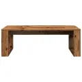 Table basse vieux bois 102x50x35 cm bois d'ingénierie
