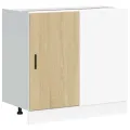 Meuble bas du lavabo chêne sonoma bois d'ingénierie