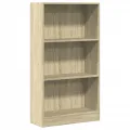 Bibliothèque chêne sonoma 60x24x109 cm bois d'ingénierie