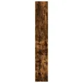 Bibliothèque chêne fumé 60x30x189 cm bois d'ingénierie