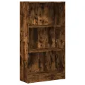 Bibliothèque chêne fumé 60x24x109 cm bois d'ingénierie