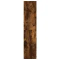 Bibliothèque chêne fumé 60x24x109 cm bois d'ingénierie