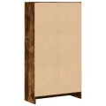 Bibliothèque chêne fumé 60x24x109 cm bois d'ingénierie