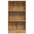 Bibliothèque chêne artisanal 60x24x109 cm bois d'ingénierie