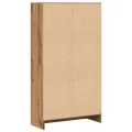 Bibliothèque chêne artisanal 60x24x109 cm bois d'ingénierie