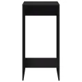 Table de bar noir 51x50x103,5 cm bois d'ingénierie
