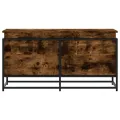 Boîte de rangement avec couvercle chêne fumé bois d'ingénierie