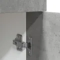 Armoire de plancher à tiroir Gris béton 60x46x81,5 cm Aggloméré