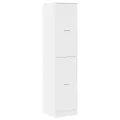 Armoire d'apothicaire blanc 40x41x174,5 cm bois d'ingénierie