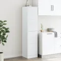 Armoire d'apothicaire blanc 40x41x174,5 cm bois d'ingénierie
