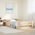 Cadre de lit sans matelas 90x200 cm bois de pin massif
