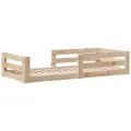Cadre de lit sans matelas 90x200 cm bois de pin massif
