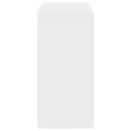 Table de bar blanc 102x50x103,5 cm bois d'ingénierie