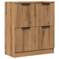 Buffet chêne artisanal 60x30x70 cm bois d'ingénierie