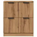 Buffet chêne artisanal 60x30x70 cm bois d'ingénierie