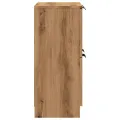 Buffet chêne artisanal 60x30x70 cm bois d'ingénierie