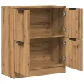 Buffet chêne artisanal 60x30x70 cm bois d'ingénierie