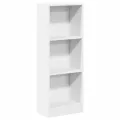 Bibliothèque blanc 40x24x109 cm bois d'ingénierie