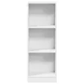 Bibliothèque blanc 40x24x109 cm bois d'ingénierie