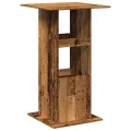 Table de bar avec rangement vieux bois bois d’ingénierie