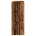 Table de bar avec étagères vieux bois bois d'ingénierie