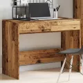 Bureau vieux bois 101x50x76,5 cm bois d'ingénierie