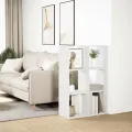 Étagère séparatrice de pièce blanc 69,5x29x103,5 cm
