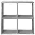 Étagère séparatrice de pièce gris béton 69,5x29x69,5 cm