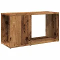 Meuble TV vieux bois 60x24x32cm bois d'ingénierie