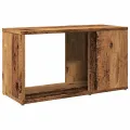 Meuble TV vieux bois 60x24x32cm bois d'ingénierie