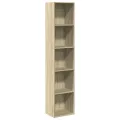 Bibliothèque chêne sonoma 40x30x189 cm bois d'ingénierie