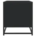 Meuble TV noir 180x40x46 cm bois d'ingénierie