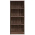 Bibliothèque chêne marron 60x24x143 cm bois d'ingénierie