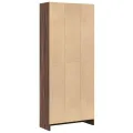 Bibliothèque chêne marron 60x24x143 cm bois d'ingénierie