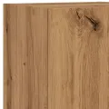 Meuble TV avec lumières LED chêne artisanal 30,5x30x102 cm