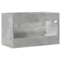 Armoire de lavabo chêne artisanal 80x38,5x48 cm bois ingénierie